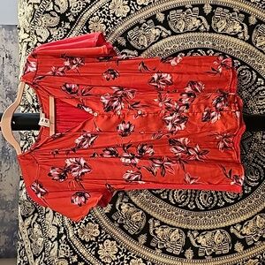 210 ANTHROPOLOGIE Dolan Floral Top